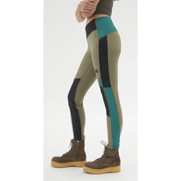 EUC The North Face Steel Tech Fleece Leggings - Picture 4 of 7